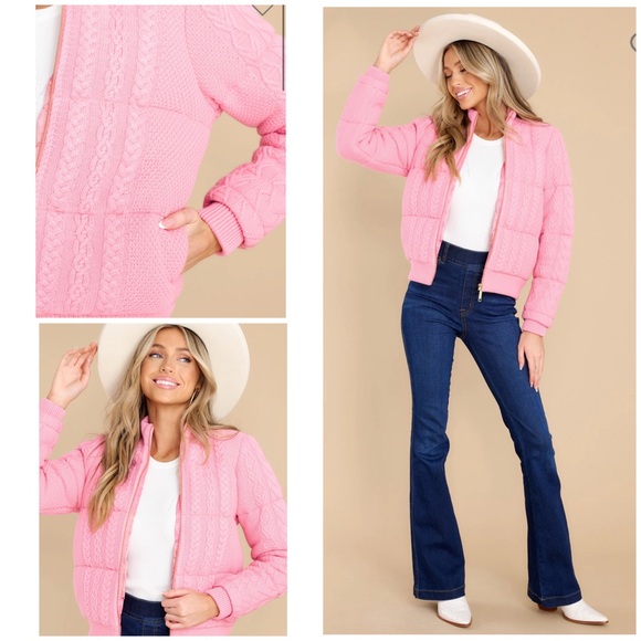 NWT 💗 Loveshackfancy Andora Bomber
Jacket in Powder Blush 💗 - Picture 7 of 9
